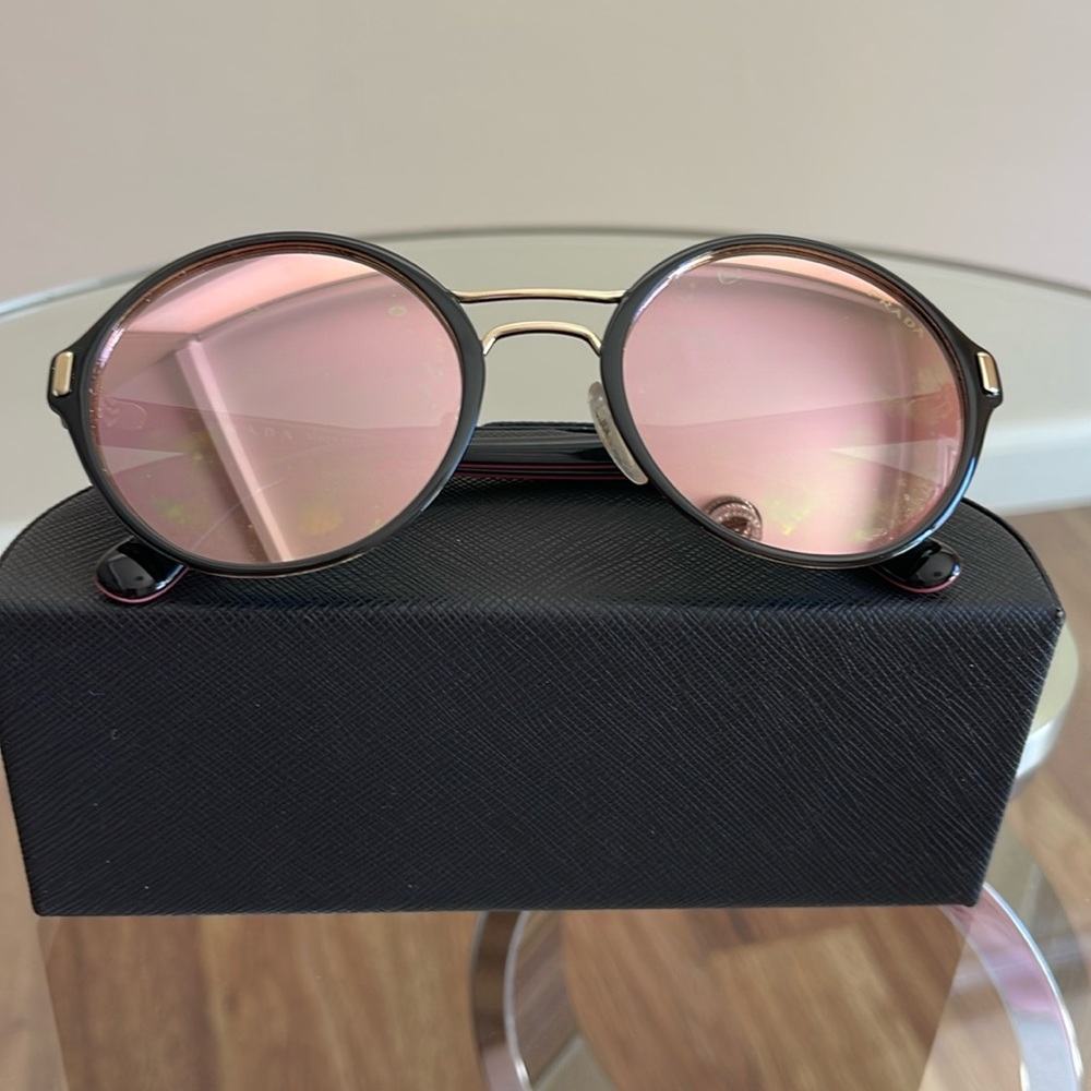 PRADA Round Frame Sunglasses - Picture 2 of 10